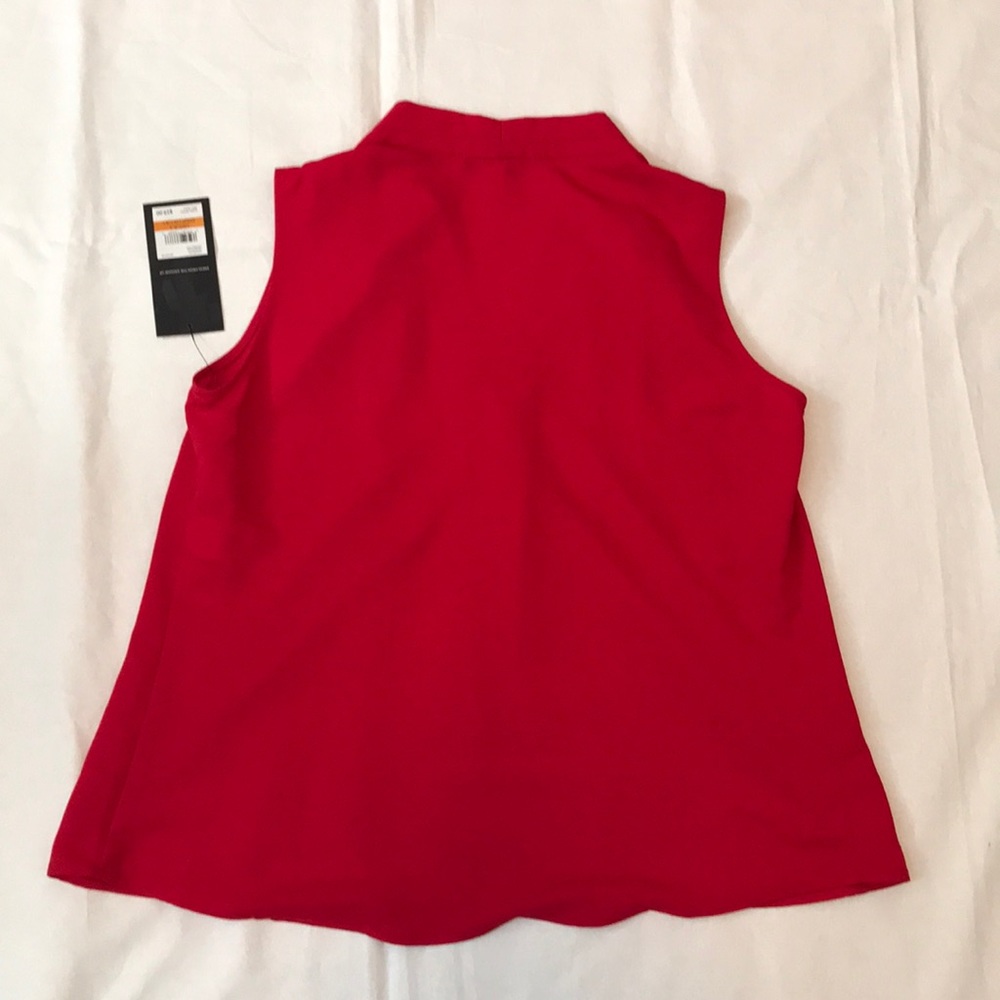 Last Chance!! NWT Nine West Red A-Line tank top - Picture 5 of 7